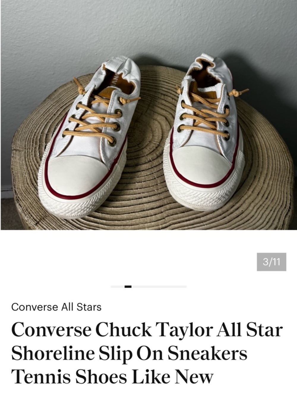 Converse Chuck Taylor All Star Shoreline Slip-On Sneaker - Women's 8.5/9 NWT